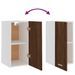 Armoire suspendue Chêne marron 29,5x31x60 cm Bois d'ingénierie - Photo n°8