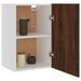 Armoire suspendue Chêne marron 39,5x31x60 cm Bois d'ingénierie - Photo n°4