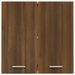 Armoire suspendue Chêne marron 60x31x60 cm Bois d'ingénierie - Photo n°5