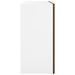 Armoire suspendue Chêne marron 80x31x60 cm Bois d'ingénierie - Photo n°7