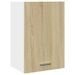 Armoire suspendue Chêne sonoma 39,5x31x60 cm Bois d'ingénierie - Photo n°2