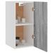 Armoire suspendue Sonoma gris 29,5x31x60 cm Bois d'ingénierie - Photo n°4