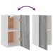 Armoire suspendue Sonoma gris 29,5x31x60 cm Bois d'ingénierie - Photo n°8