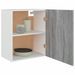 Armoire suspendue Sonoma gris 50x31x60 cm Bois d'ingénierie - Photo n°8