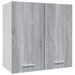 Armoire suspendue Sonoma gris 60x31x60 cm Bois d'ingénierie - Photo n°2