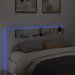 Armoire tête de lit avec LED blanc 200x16,5x103,5 cm - Photo n°4