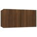 Armoire TV suspendue Chêne marron 60x30x30 cm Bois d'ingénierie - Photo n°2