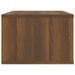 Armoire TV suspendue Chêne marron 80x36x25 cm Bois d'ingénierie - Photo n°8