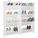 Armoires à chaussures murales 4 pcs Blanc 60x18x60 cm - Photo n°1