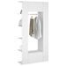 Armoires de couloir 2 pcs blanc Bois d'ingénierie - Photo n°5