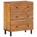 Armoires latérales 2 pcs 60x33x75 cm bois massif d'acacia - Photo n°5