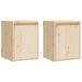 Armoires murales 2 pcs 30x30x40 cm Bois de pin massif - Photo n°2