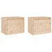 Armoires murales 2 pcs 45x30x35 cm Bois de pin massif - Photo n°2