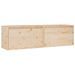 Armoires murales 2 pcs 60x30x35 cm Bois de pin massif - Photo n°2