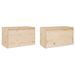 Armoires murales 2 pcs 60x30x35 cm Bois de pin massif - Photo n°5