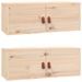 Armoires murales 2 pcs 80x30x30 cm Bois de pin massif - Photo n°2