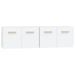 Armoires murales 2 pcs Blanc 60x36,5x35 cm Bois d'ingénierie - Photo n°2