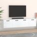 Armoires murales 2 pcs Blanc 60x36,5x35 cm Bois d'ingénierie - Photo n°1