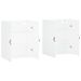 Armoires murales 2 pcs blanc 69,5x34x90 cm - Photo n°4