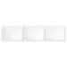 Armoires murales 2 pcs blanc 75x18x16,5 cm bois d'ingénierie - Photo n°5