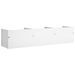 Armoires murales 2 pcs blanc 75x18x16,5 cm bois d'ingénierie - Photo n°8