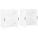 Armoires murales 2 pcs blanc brillant 69,5x34x90 cm - Photo n°4