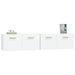 Armoires murales 2 pcs Blanc brillant 80x35x36,5 cm - Photo n°4