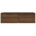 Armoires murales 2 pcs Chêne marron 68x30x20 cm Bois ingénierie - Photo n°9