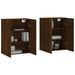 Armoires murales 2 pcs chêne marron 69,5x34x90 cm - Photo n°3