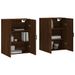 Armoires murales 2 pcs chêne marron 69,5x34x90 cm - Photo n°3