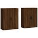 Armoires murales 2 pcs chêne marron 69,5x34x90 cm - Photo n°1