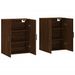 Armoires murales 2 pcs chêne marron 69,5x34x90 cm - Photo n°4