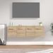 Armoires murales 2 pcs Chêne sonoma 60x36,5x35 cm Bois - Photo n°1