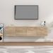 Armoires murales 2 pcs Chêne sonoma 80x35x36,5 cm Bois - Photo n°1