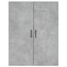 Armoires murales 2 pcs gris béton 69,5x34x90 cm - Photo n°6