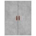 Armoires murales 2 pcs gris béton 69,5x34x90 cm - Photo n°6