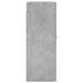 Armoires murales 2 pcs gris béton 69,5x34x90 cm - Photo n°7