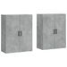 Armoires murales 2 pcs gris béton 69,5x34x90 cm - Photo n°1