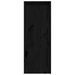 Armoires murales 2 pcs Noir 30x30x80 cm Bois de pin massif - Photo n°6