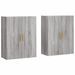 Armoires murales 2 pcs sonoma gris 69,5x34x90 cm - Photo n°1