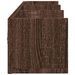 Armoires murales 2pcs chêne marron 75x18x16,5cm bois ingénierie - Photo n°7