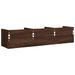 Armoires murales 2pcs chêne marron 75x18x16,5cm bois ingénierie - Photo n°8