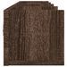 Armoires murales 2pcs chêne marron 99x18x16,5cm bois ingénierie - Photo n°7