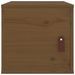 Armoires murales 2pcs Marron miel 31,5x30x30 cm Bois pin massif - Photo n°4