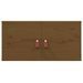 Armoires murales 2pcs Marron miel 60x30x30cm Bois de pin massif - Photo n°4