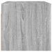 Armoires murales portes vitrées 2 pcs sonoma gris 68,5x37x35 cm - Photo n°8