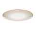 Assiette céramique blanc et doré Narsh D 21 cm - Photo n°1