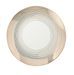 Assiette céramique blanc et doré Narsh D 21 cm - Photo n°2