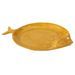 Assiette poisson céramique jaune Nayra - Lot de 6 - Photo n°1