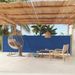 Auvent latéral rétractable de patio 140x600 cm Bleu 2 - Photo n°2